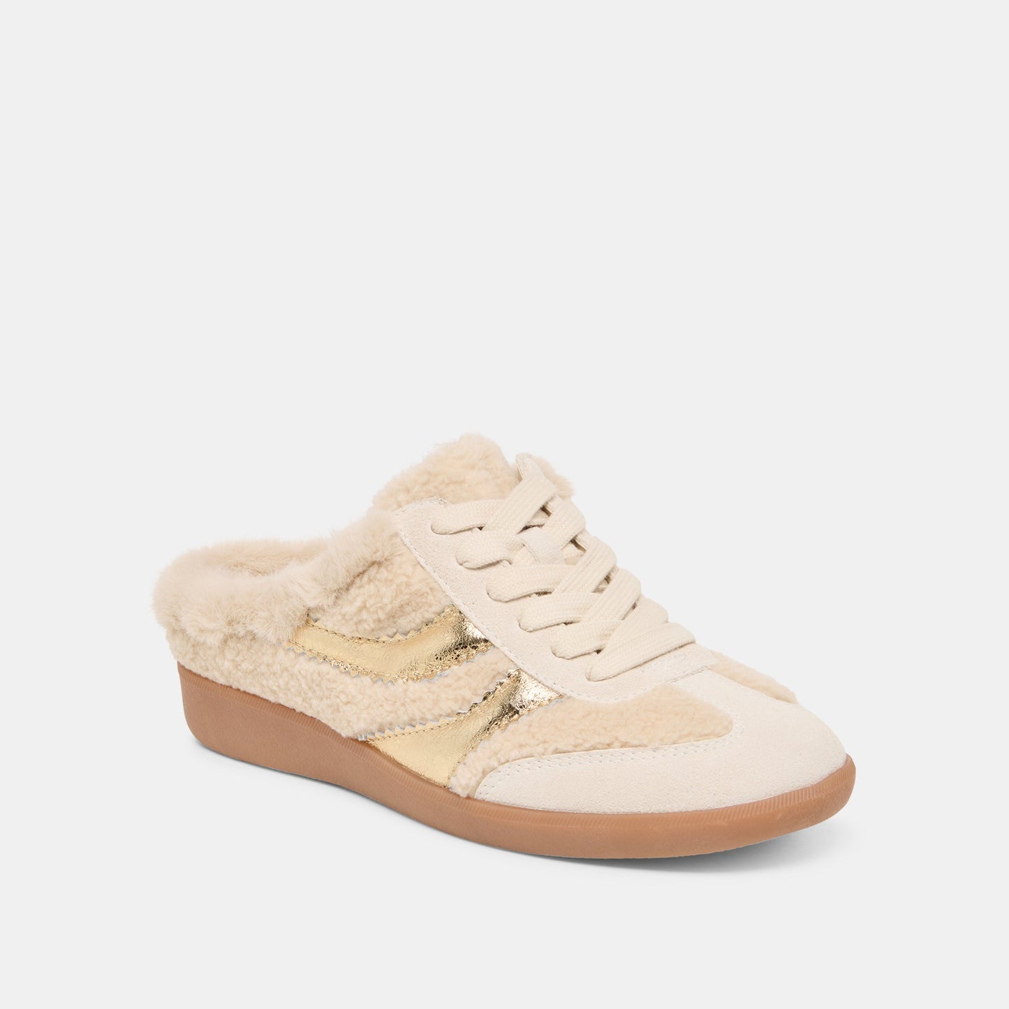 Merit Slide Plush Natural Multi Plush Sneakers