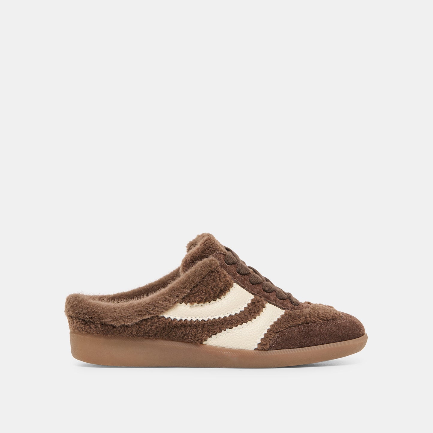 Merit Slide Plush Dk Brown Plush Sneakers