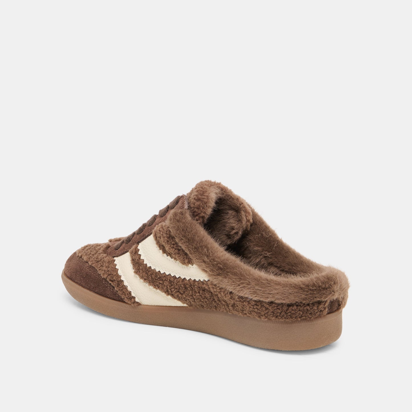 Merit Slide Plush Dk Brown Plush Sneakers