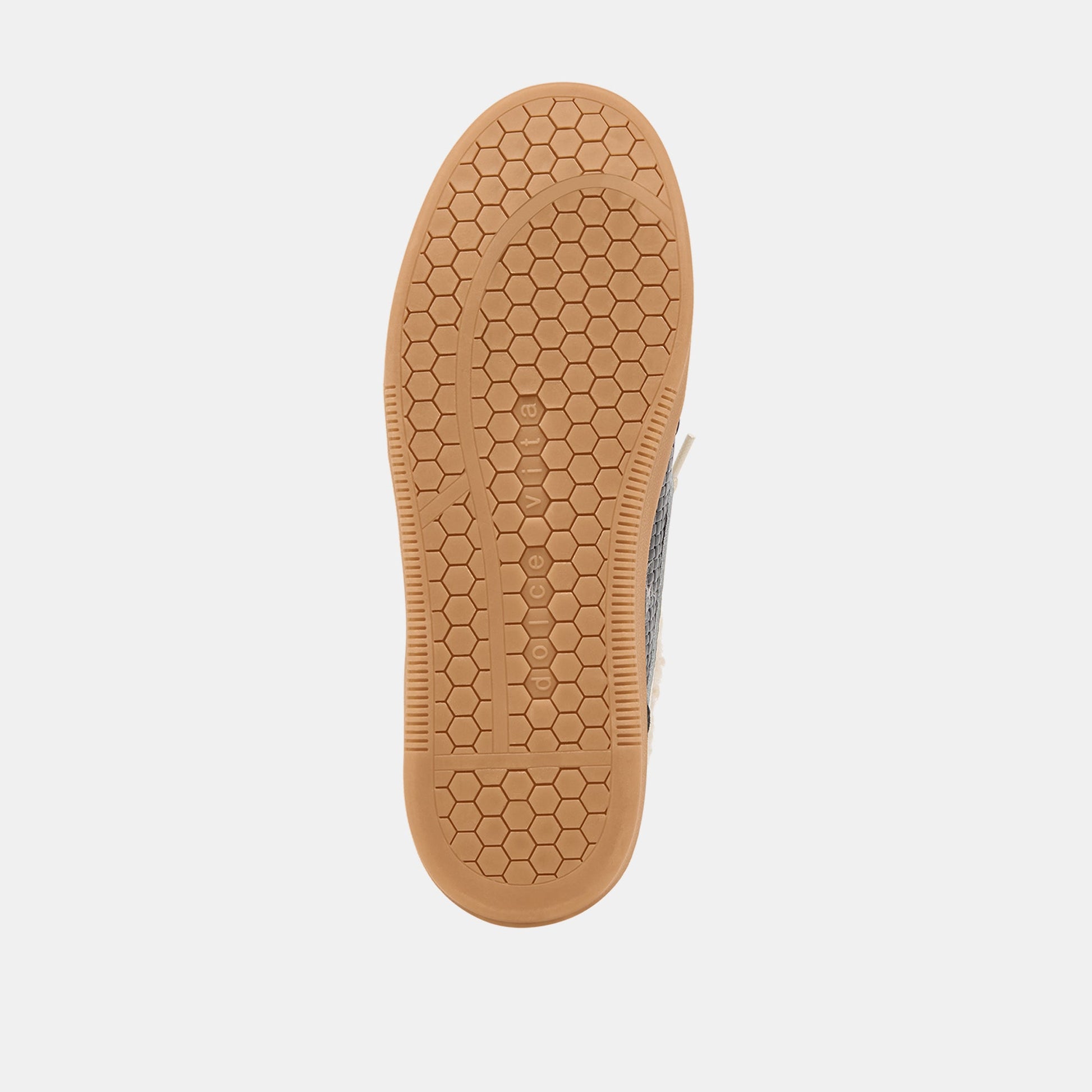 Notice Slide Plush Black Woven Leather Sneakers
