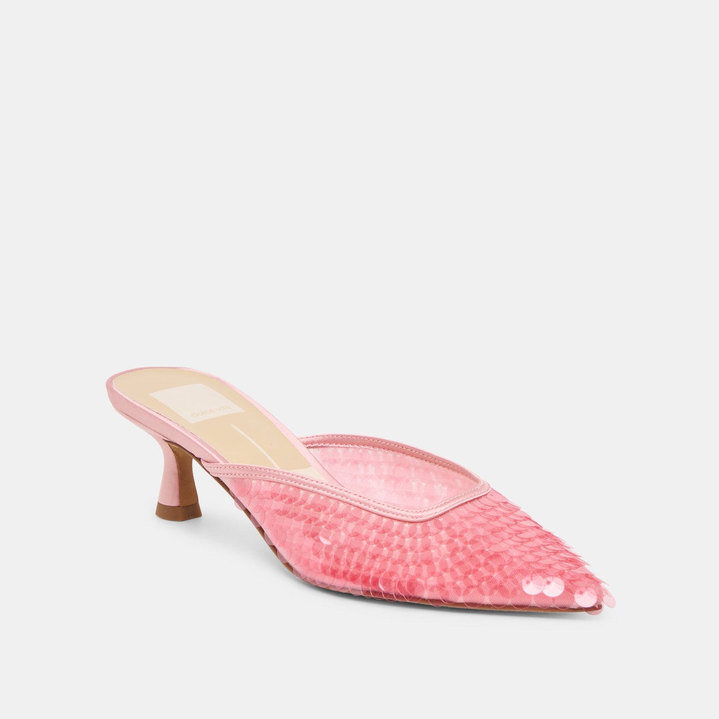 Cleo Sequin Light Pink Sequin Heels