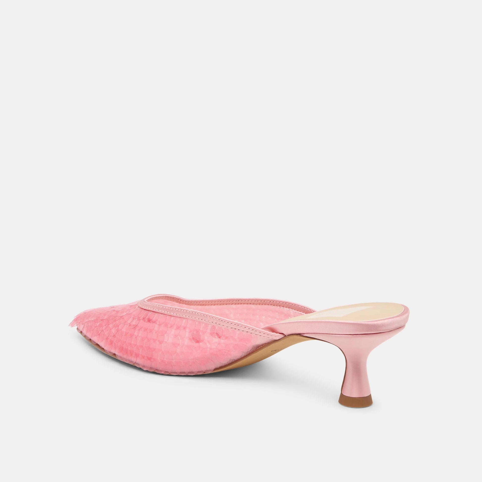 Cleo Sequin Light Pink Sequin Heels