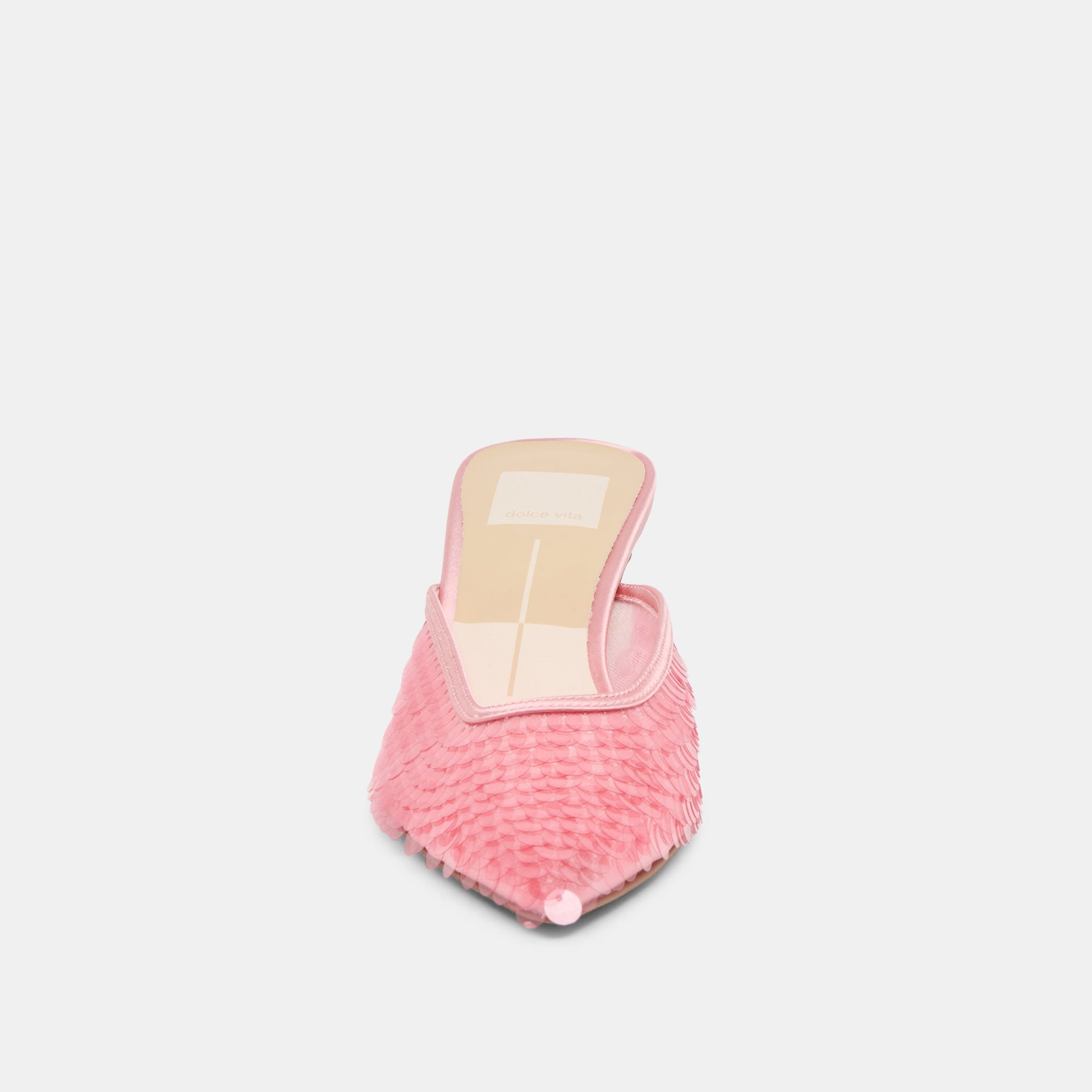 Cleo Sequin Light Pink Sequin Heels