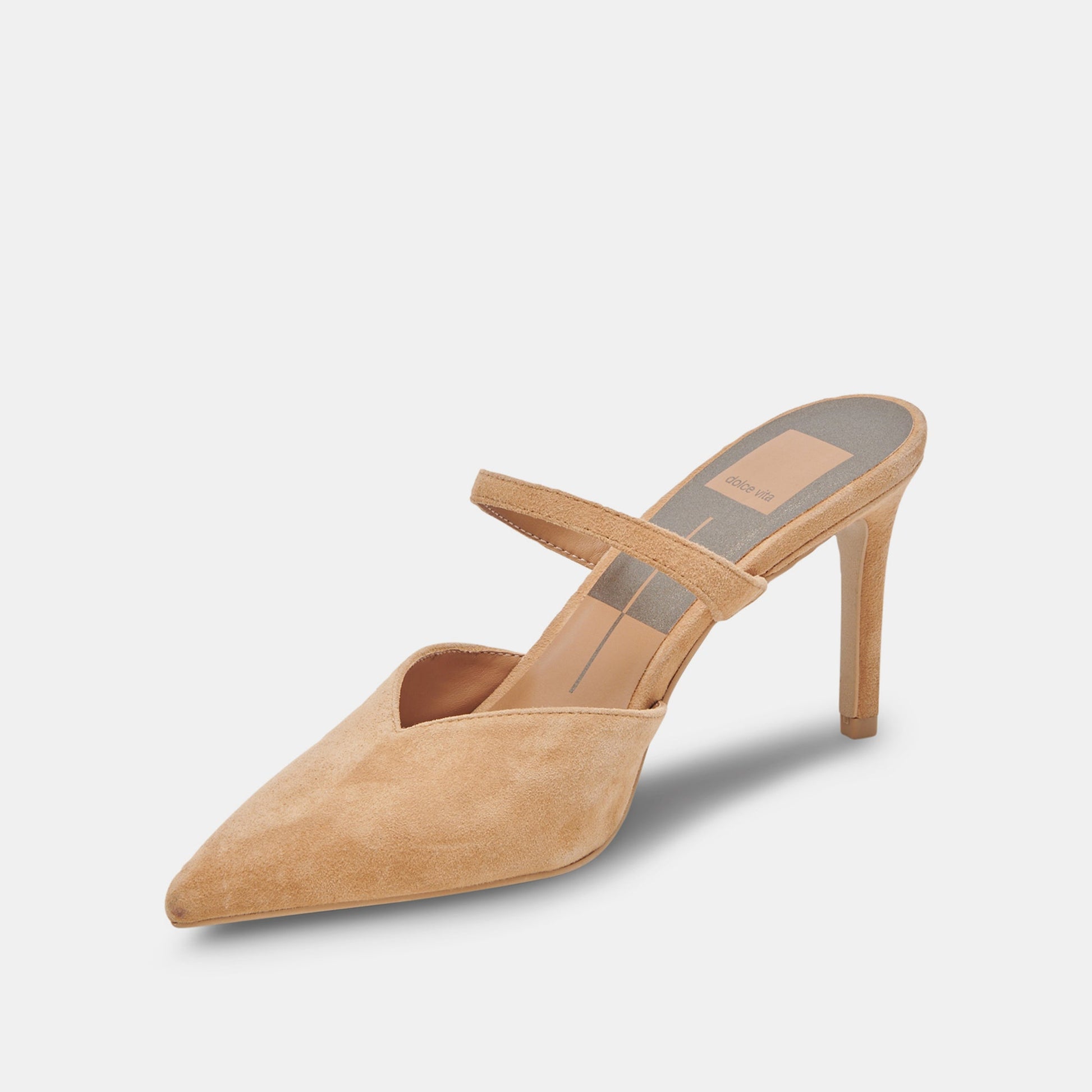 KANIKA WIDE HEELS TAN SUEDE
 – Dolce Vita