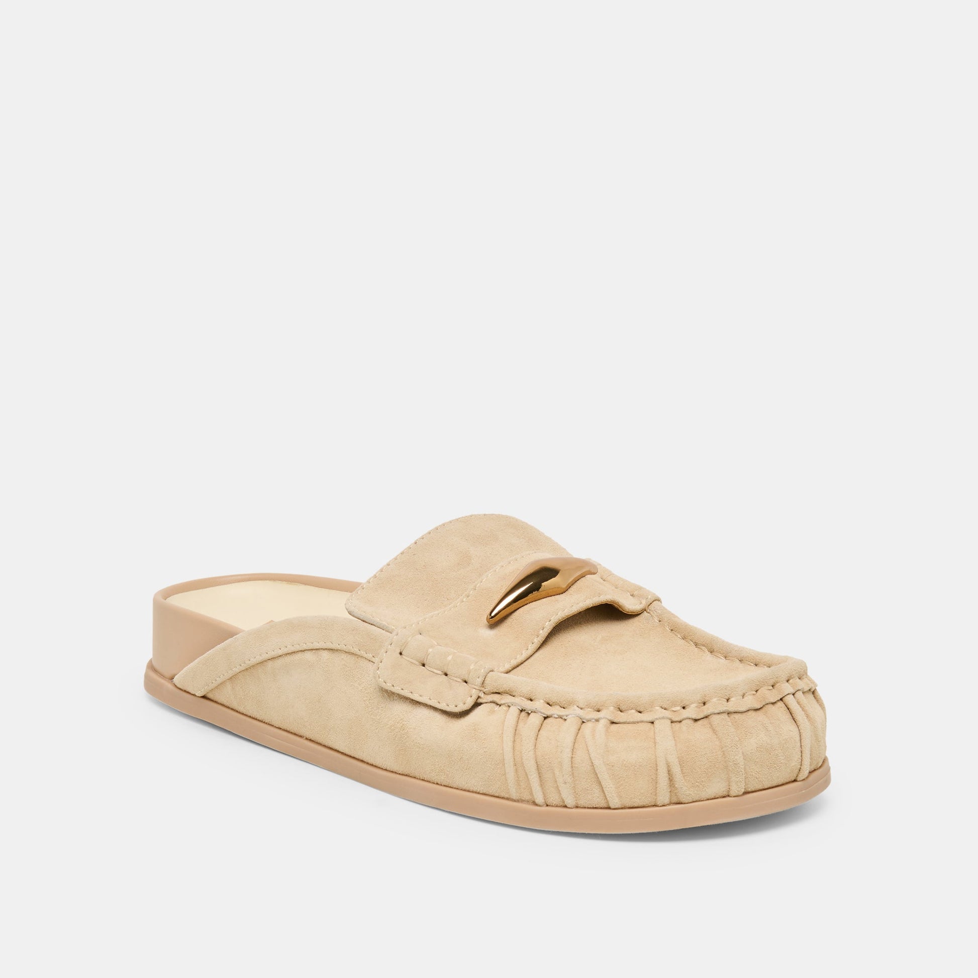 Jodero Almond Suede Flats