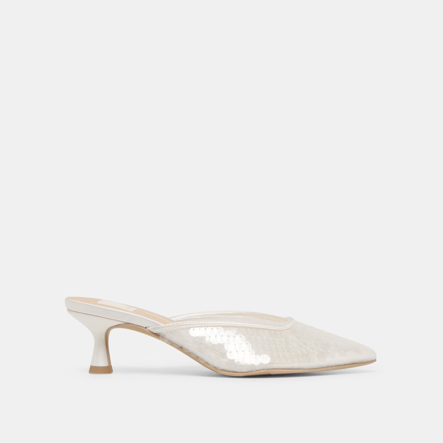 Cleo Ivory Sequin Heels
