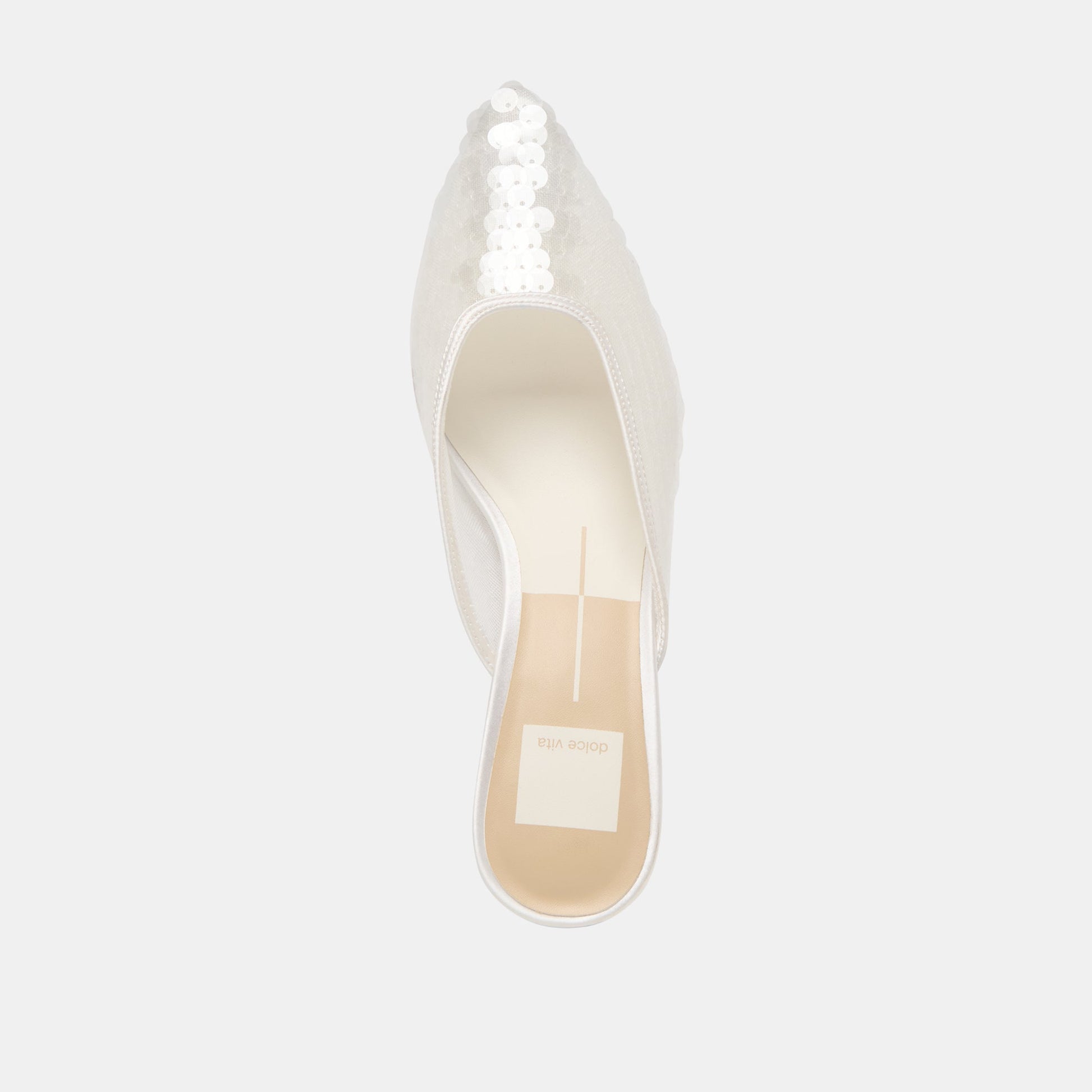 Cleo Ivory Sequin Heels