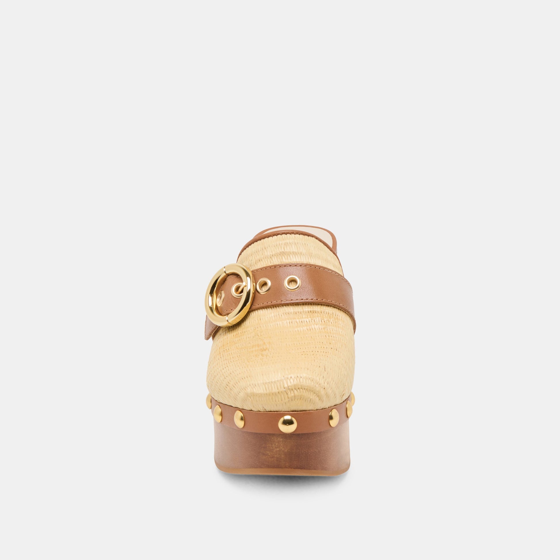 Debrah Lt Natural Raffia Clogs
