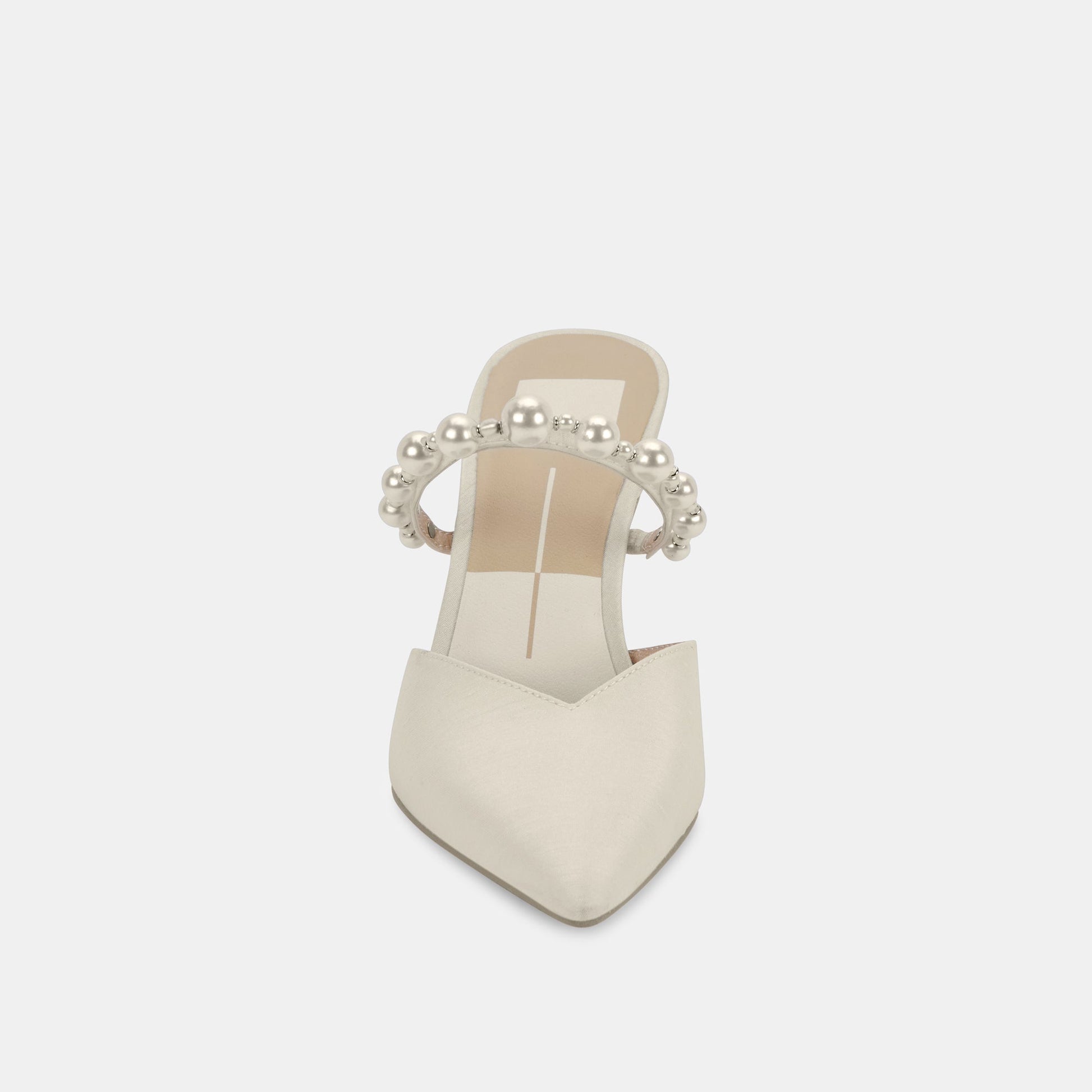 KANIKA Pearl Heels Vanilla Silk | Vanilla Silk Pearl Tapered Heels
 – Dolce Vita