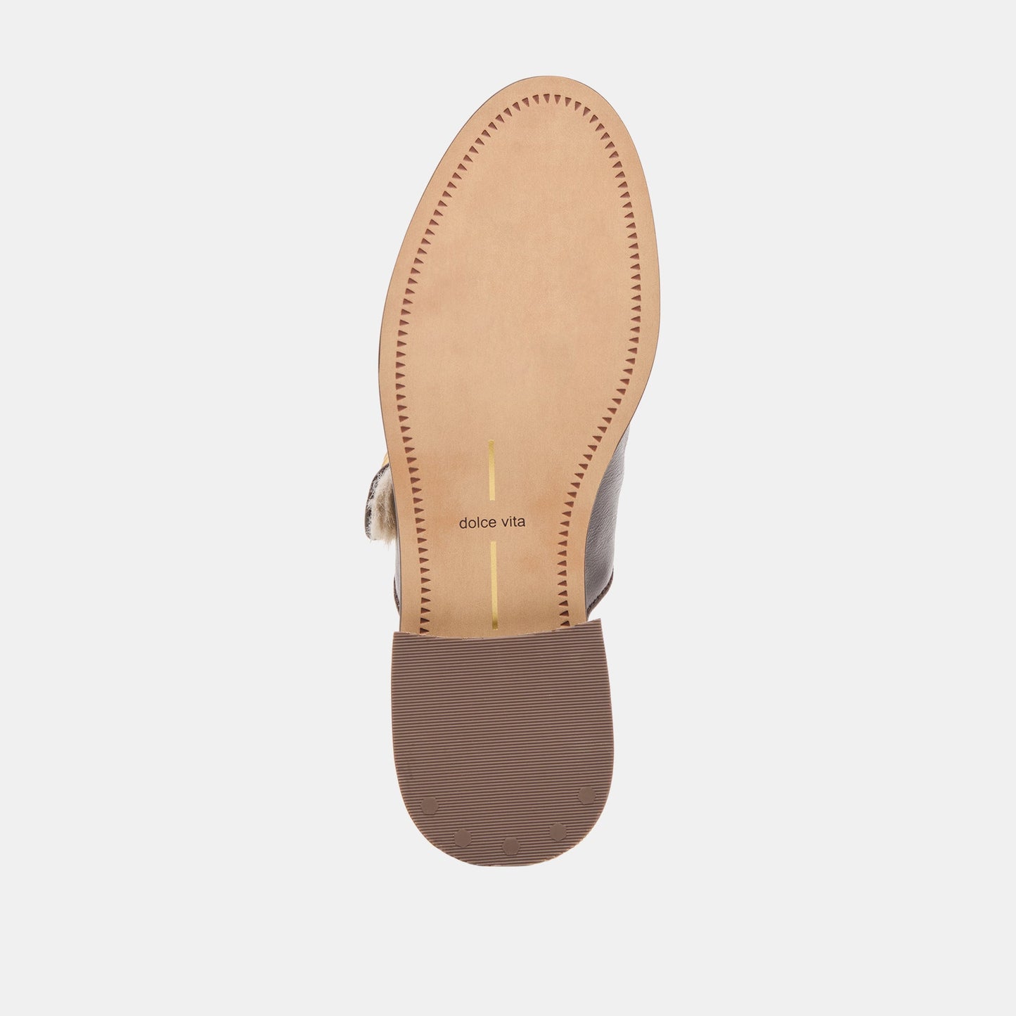 Harlah Plush Chocolate Leather Flats
