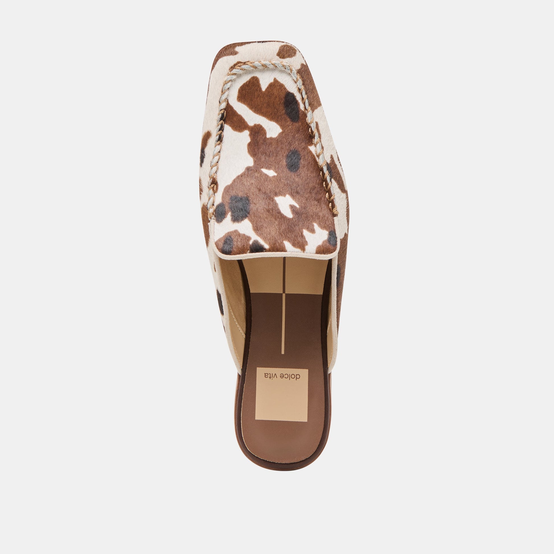 Bradly Cocoa Taurus Calf Hair Flats