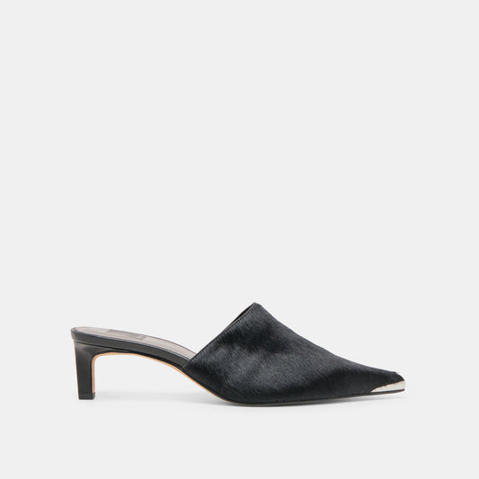 Lexy Nero Calf Hair Heels