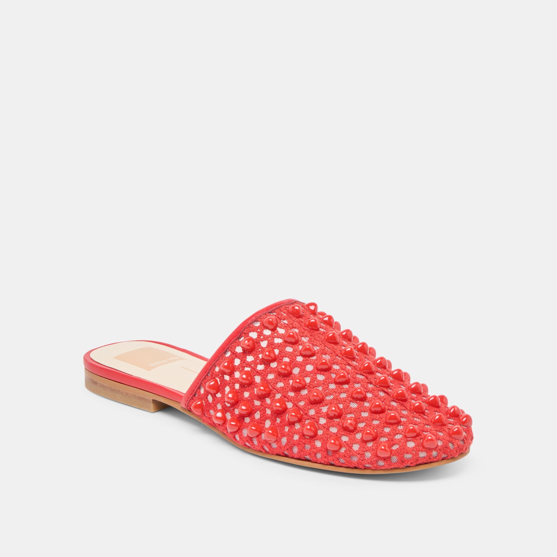 Rova Bead Chili Beaded Mesh Flats