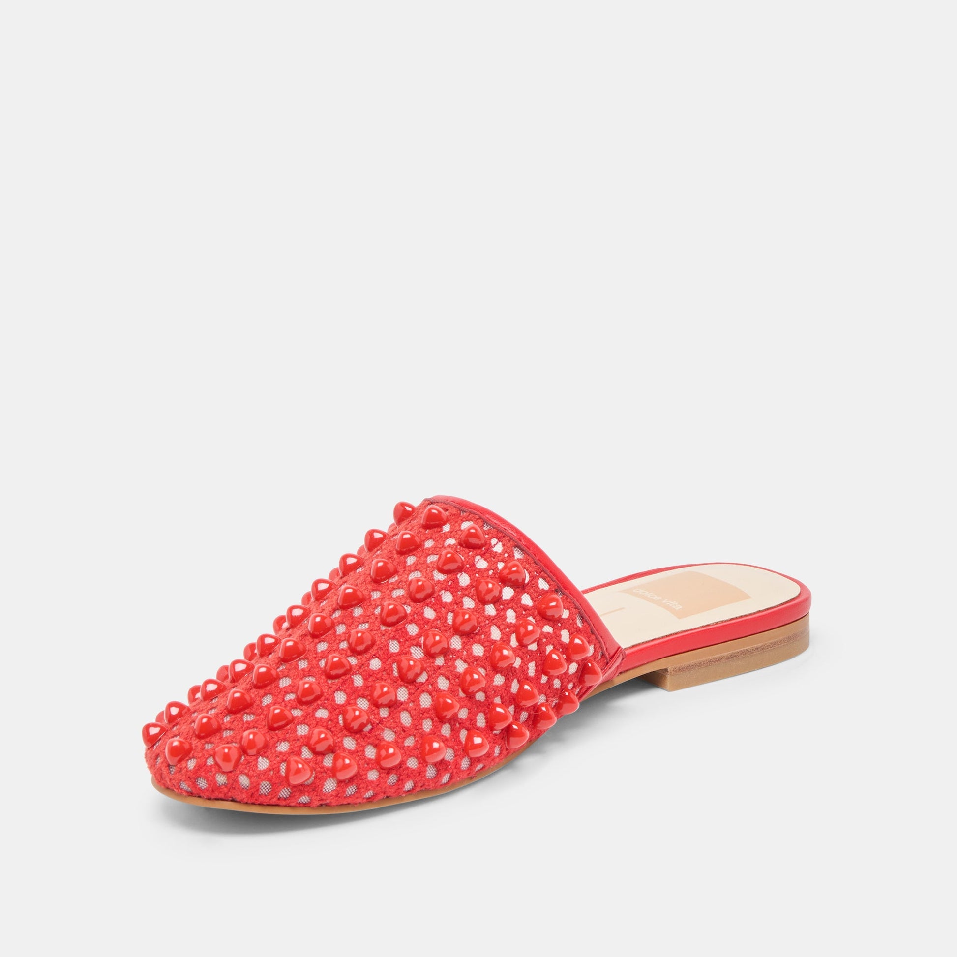Rova Bead Chili Beaded Mesh Flats