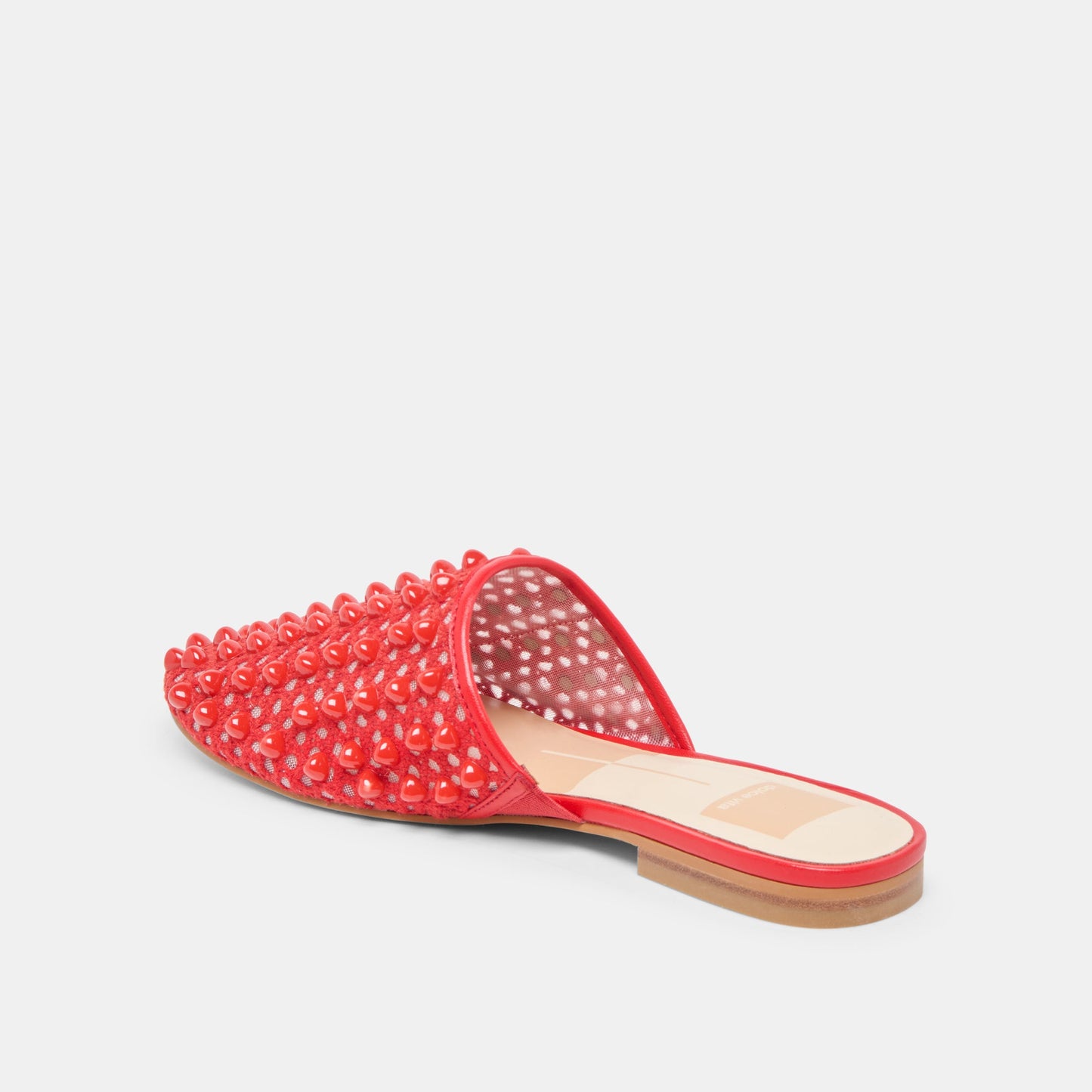 Rova Bead Chili Beaded Mesh Flats