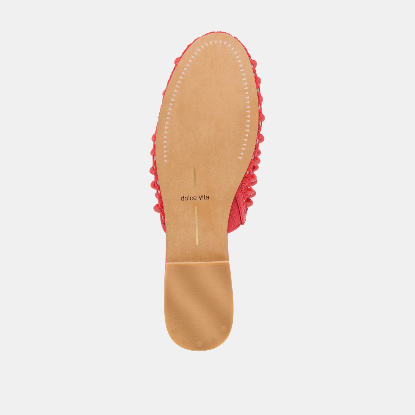 Rova Bead Chili Beaded Mesh Flats