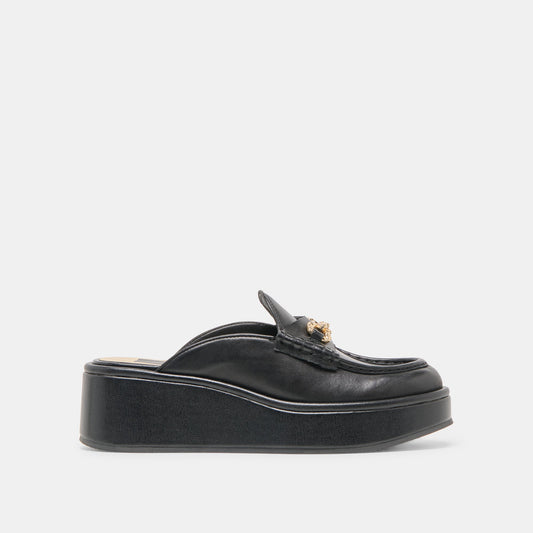 Dorrel Maroon Leather Loafers