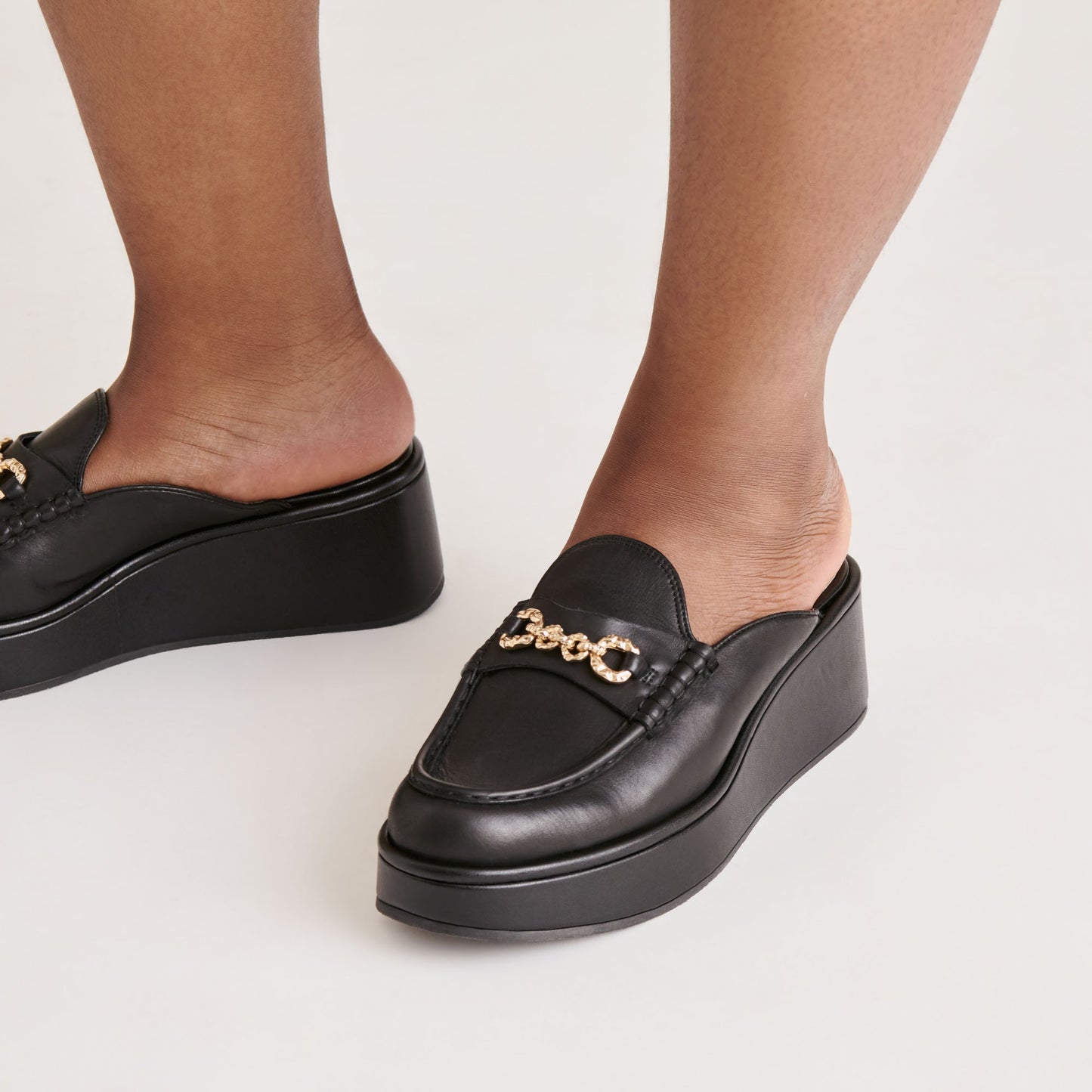 Dorrel Maroon Leather Loafers