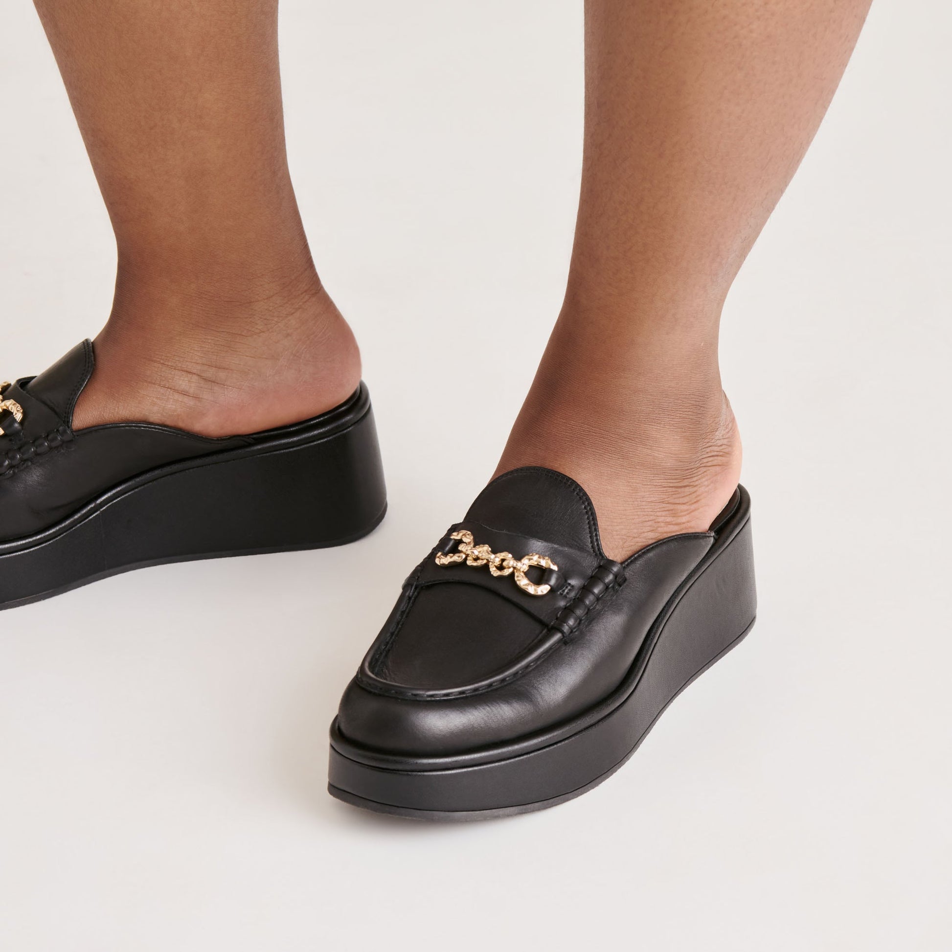 Dorrel Maroon Leather Loafers