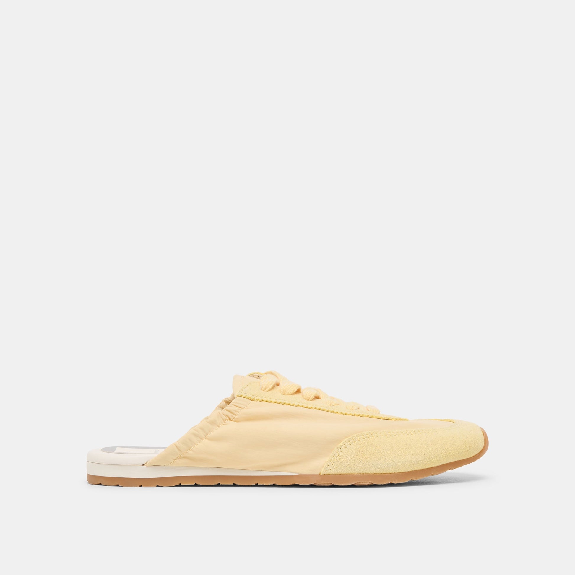 Daris Lt Yellow Nylon Sneakers