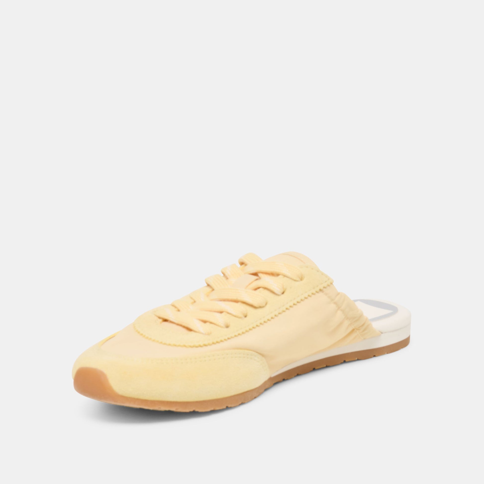 Daris Lt Yellow Nylon Sneakers