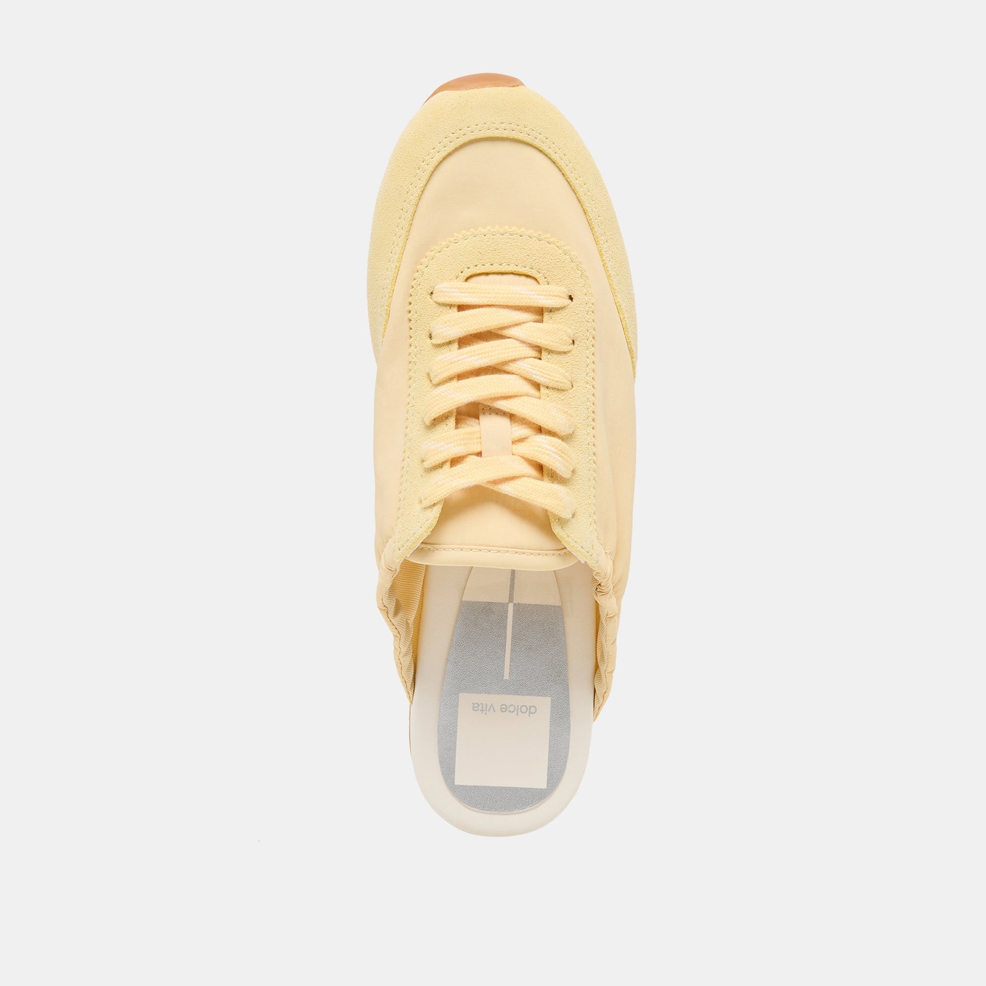 Daris Lt Yellow Nylon Sneakers