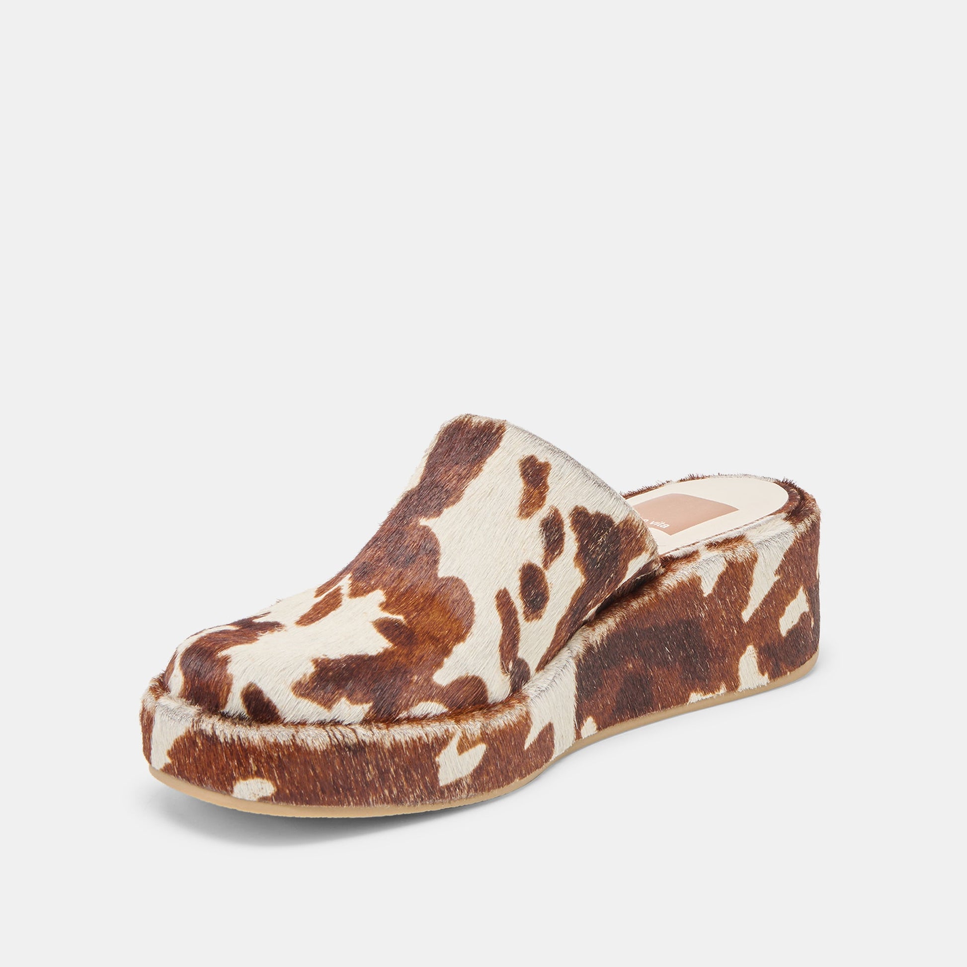 Rosita Cocoa Taurus Calf Hair Flats