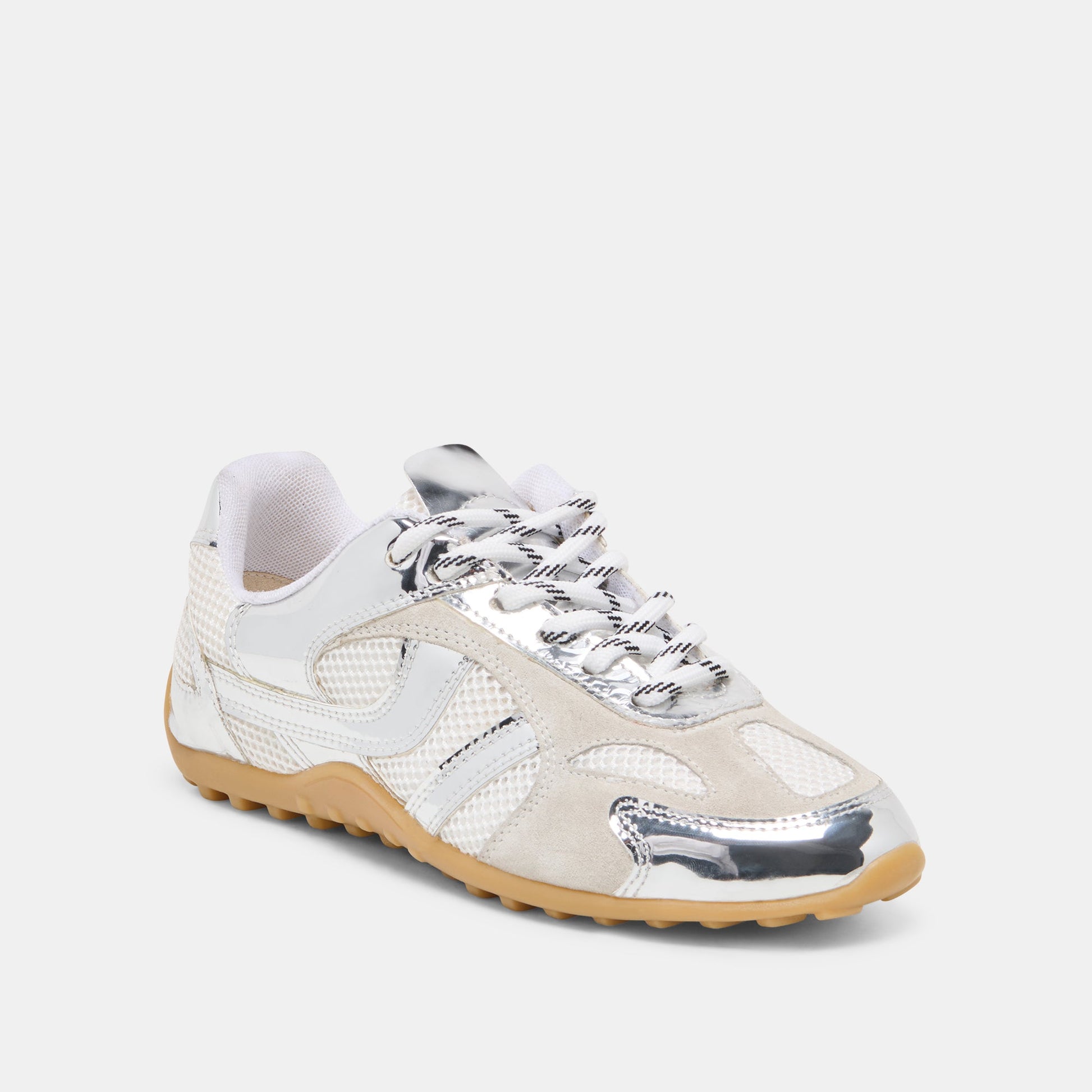 Myles Silver Multi Leather Sneakers