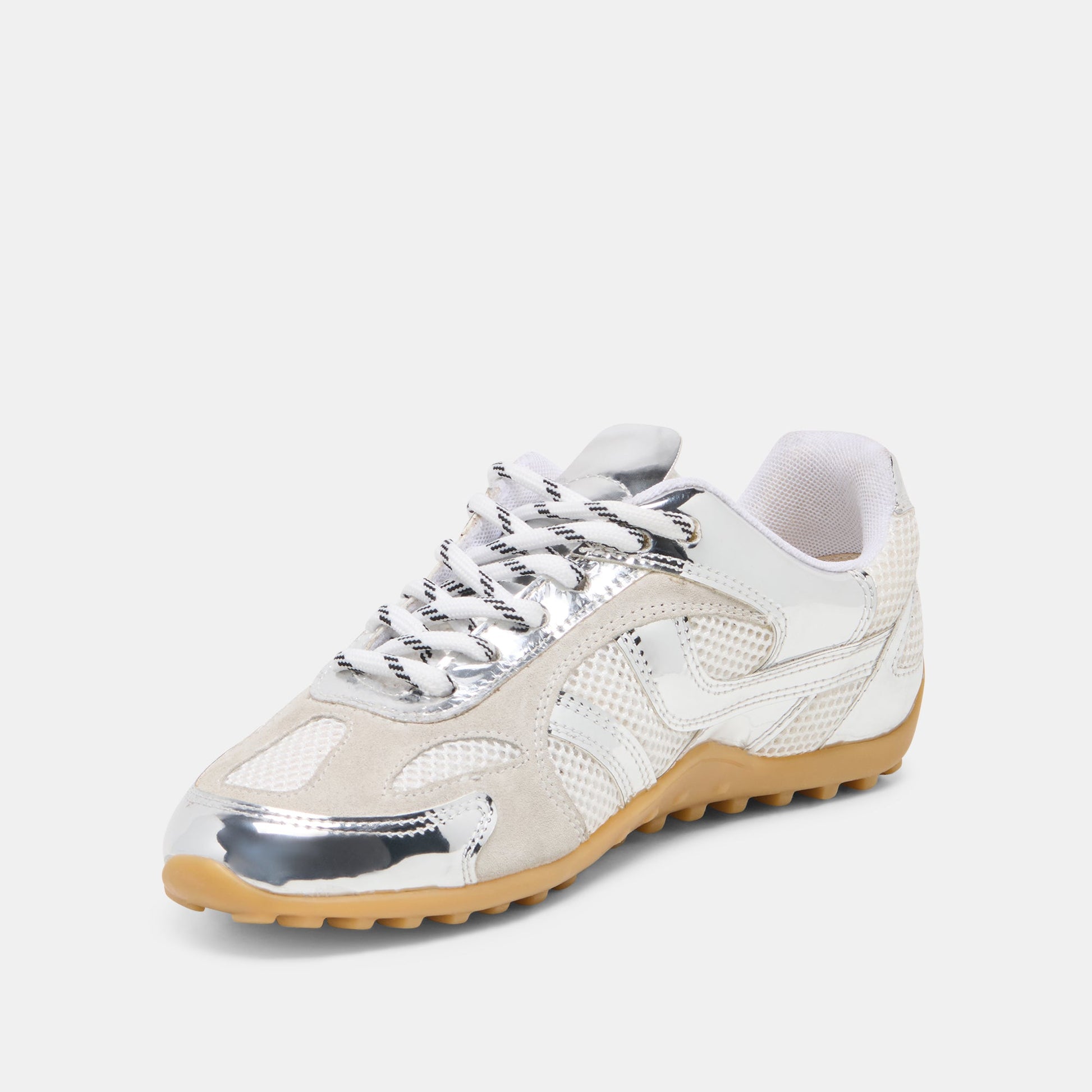 Myles Silver Multi Leather Sneakers