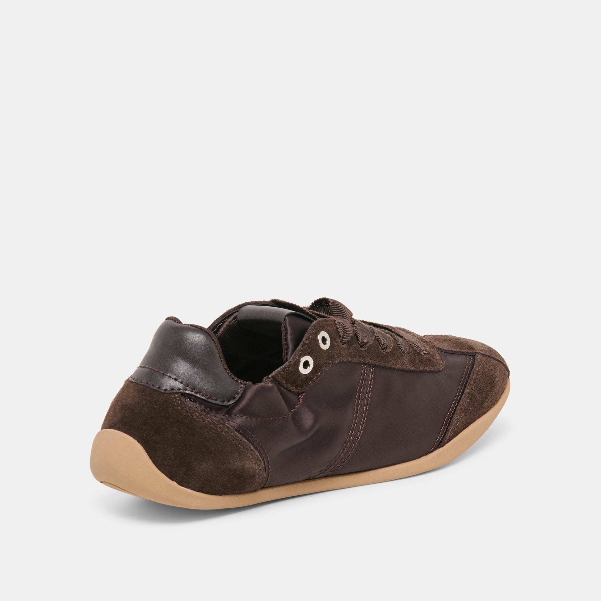 Dakoda Dk Brown Satin Sneakers