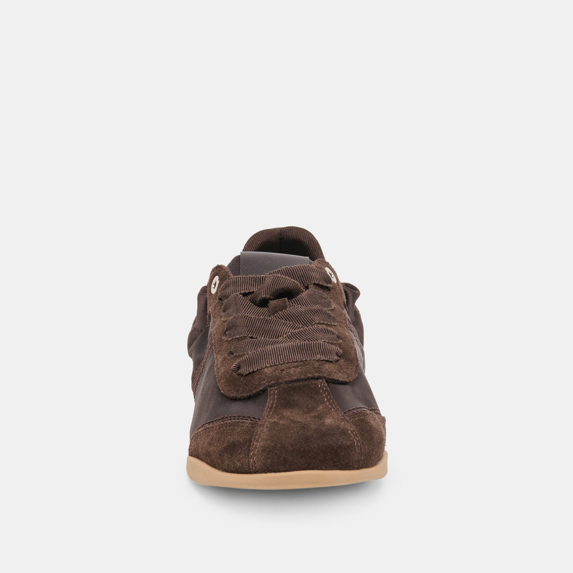 Dakoda Dk Brown Satin Sneakers