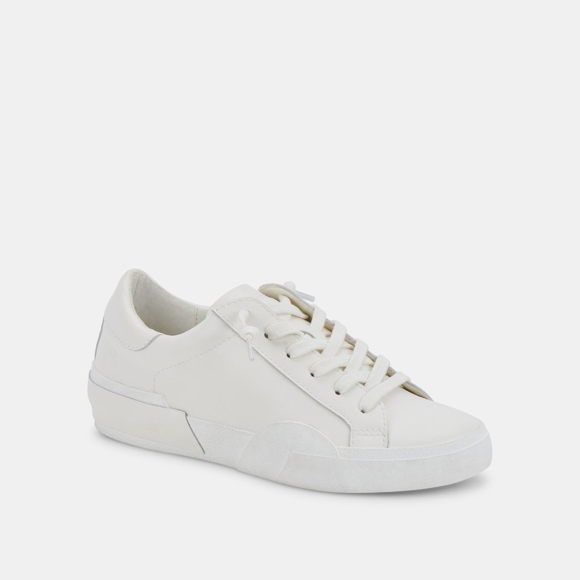 Zina 306 Sneakers White Recycled Leather | White Leather Sneakers
 – Dolce Vita