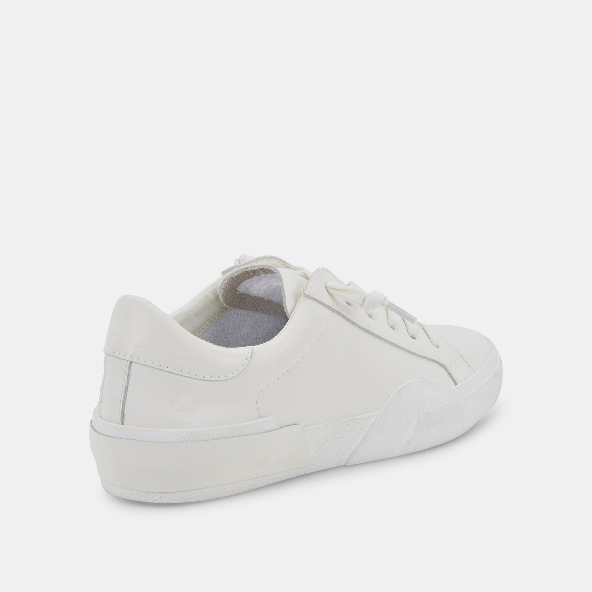 Zina 306 Sneakers White Recycled Leather | White Leather Sneakers
 – Dolce Vita