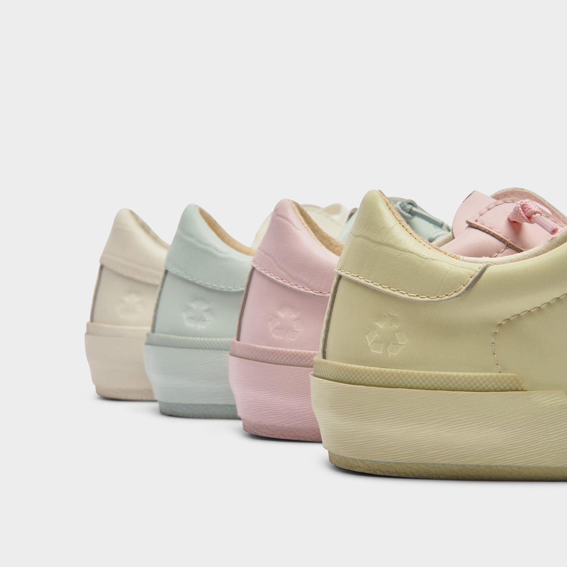 Zina 306 Sneakers White Recycled Leather | White Leather Sneakers
 – Dolce Vita