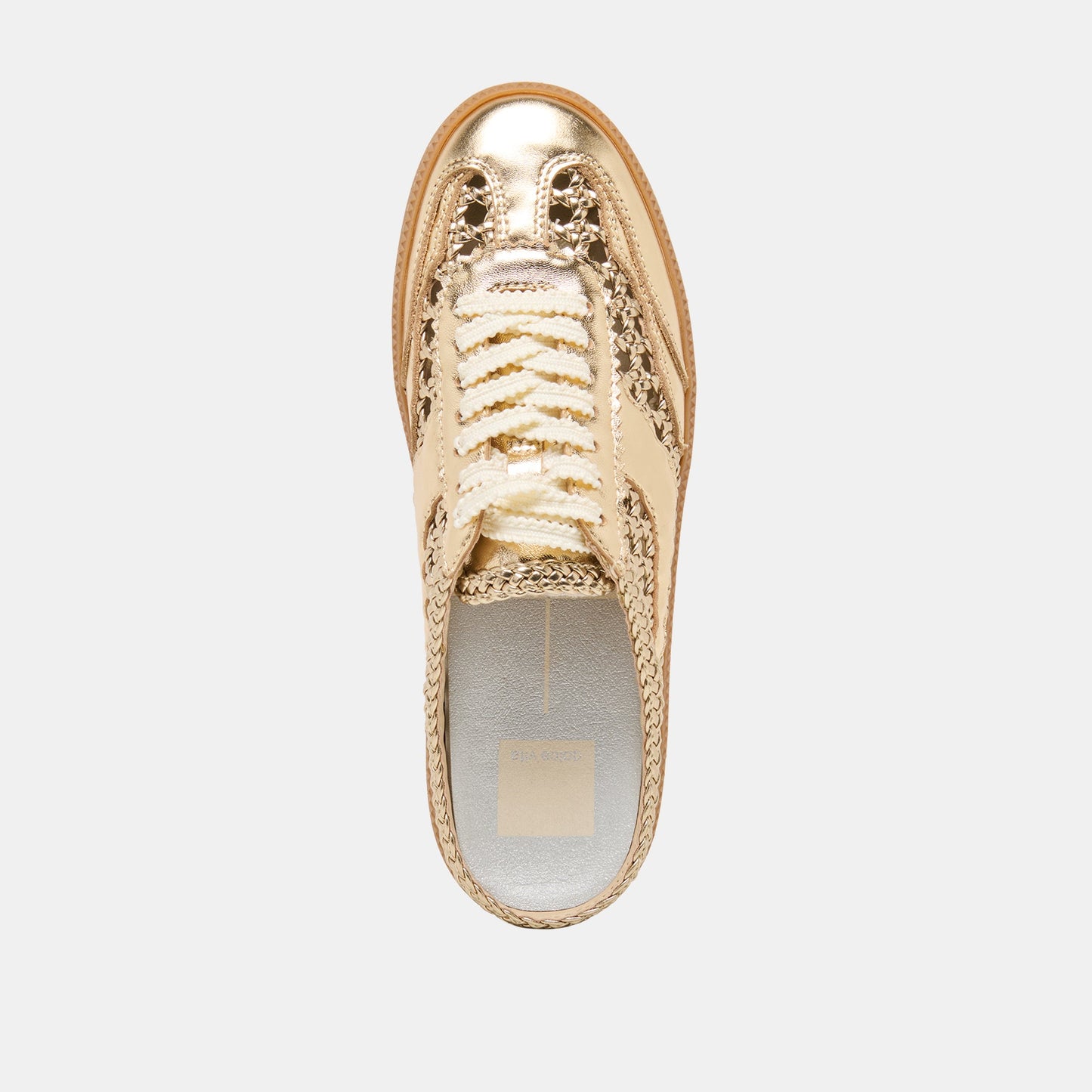 Notice Slide Gold Woven Stella Sneakers