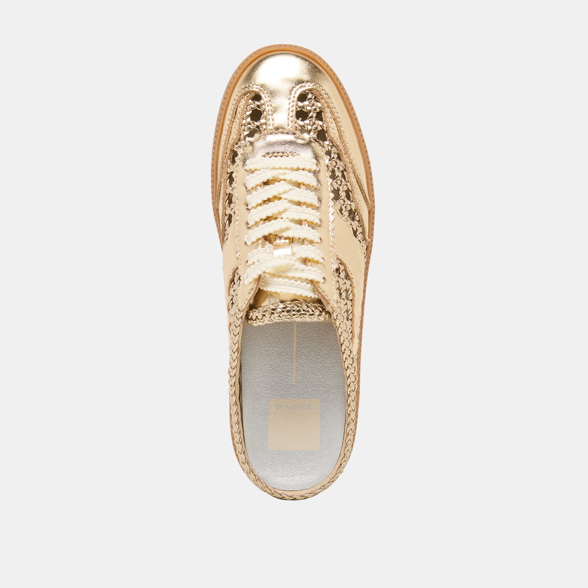 Notice Slide Gold Woven Stella Sneakers