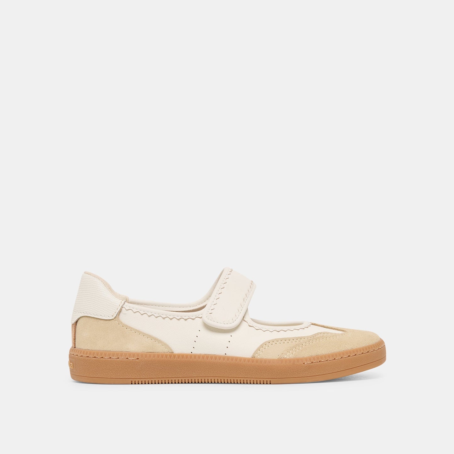 Nanet Ivory Multi Leather Sneakers