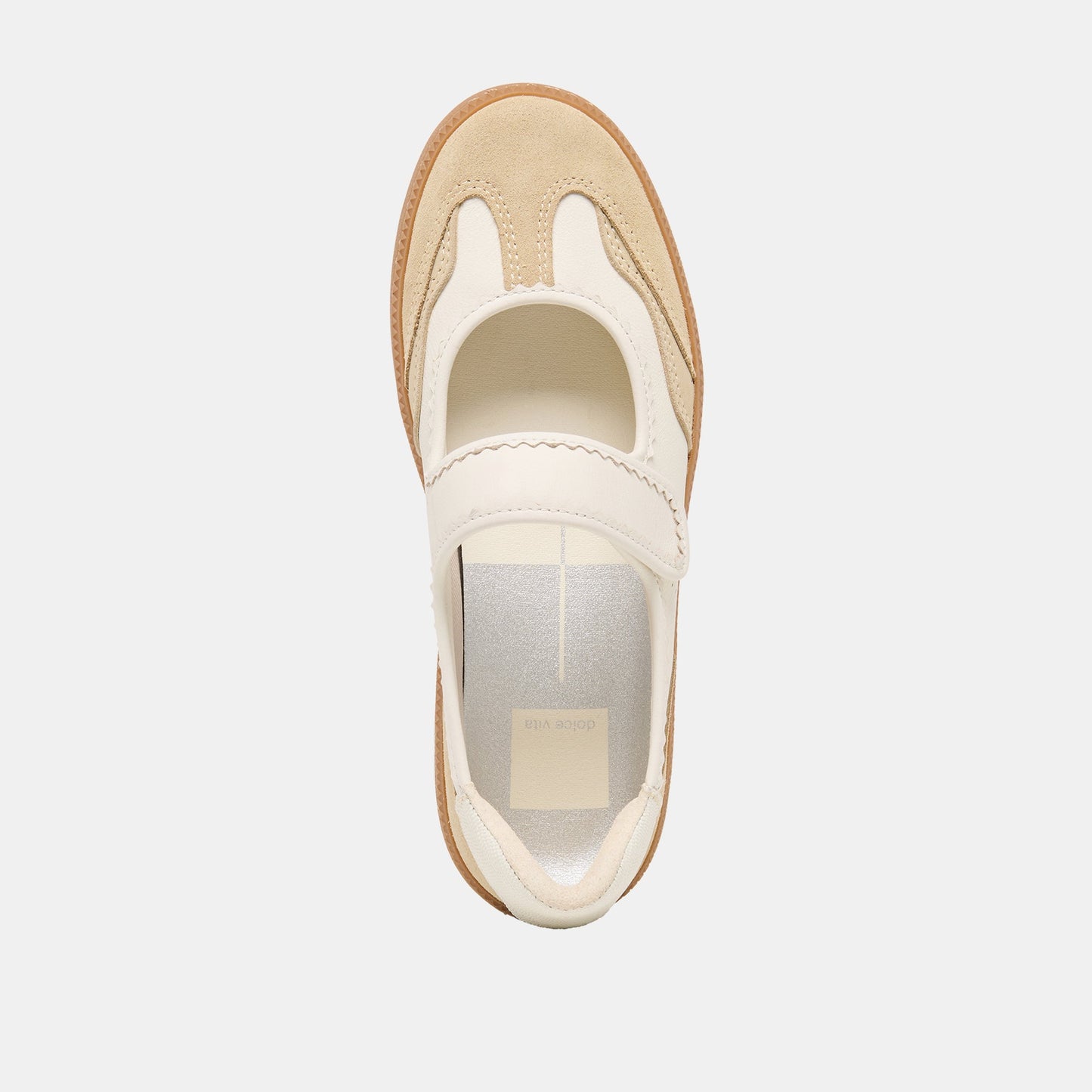 Nanet Ivory Multi Leather Sneakers