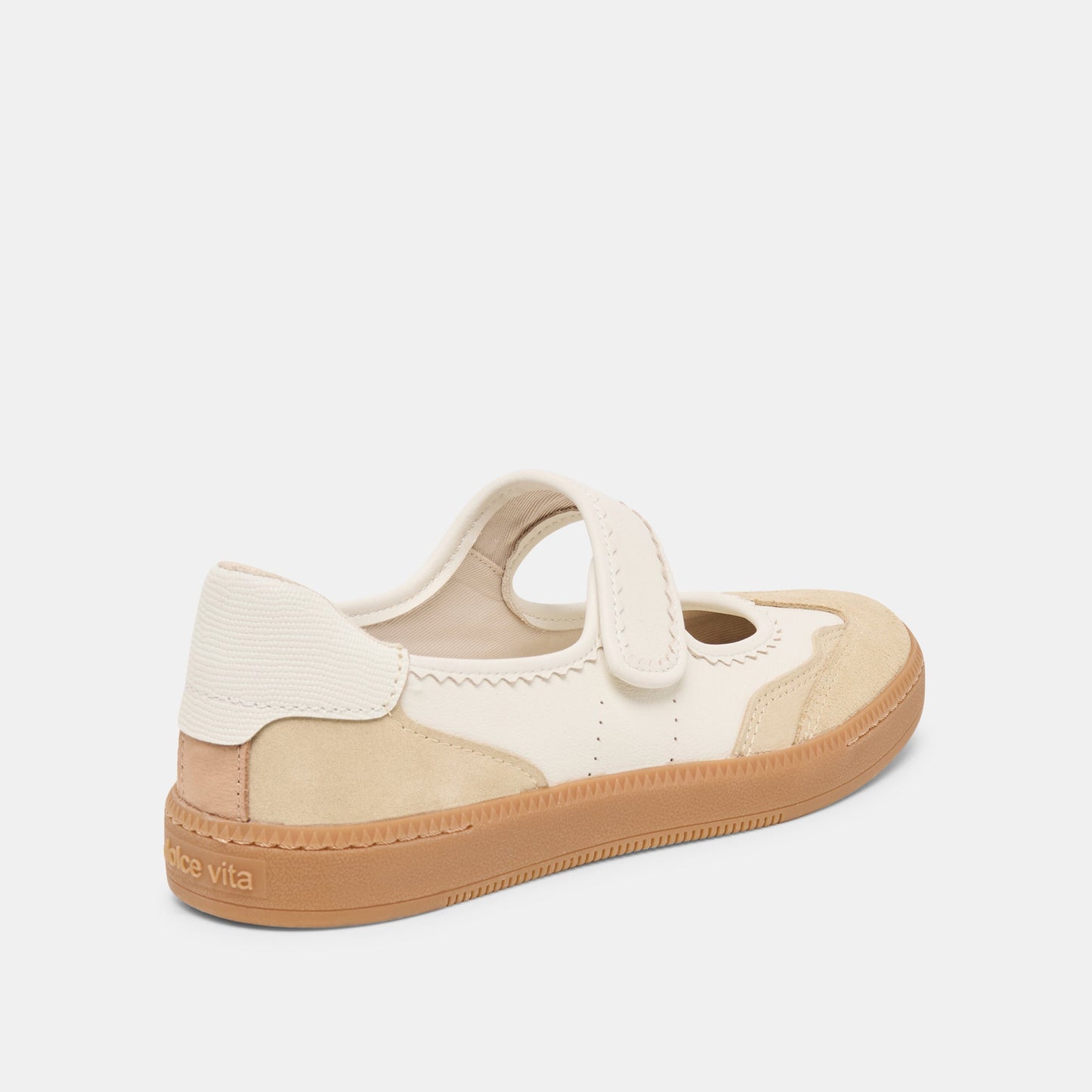 Nanet Ivory Multi Leather Sneakers