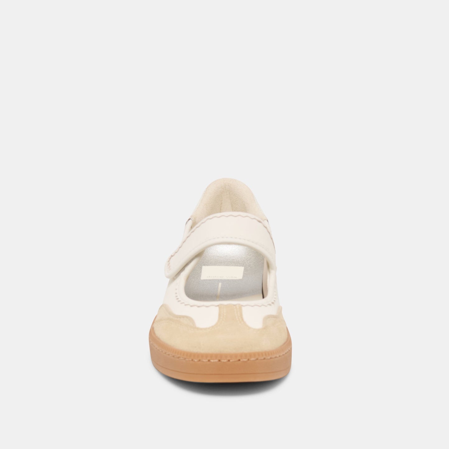 Nanet Ivory Multi Leather Sneakers