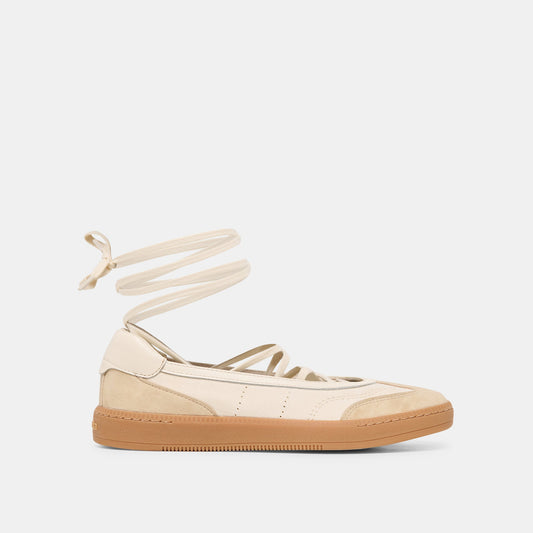Nyomie Ivory Multi Leather Sneakers