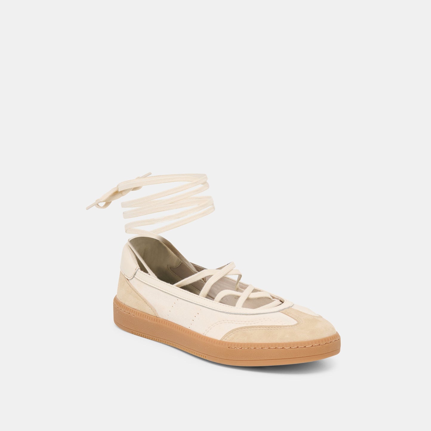 Nyomie Ivory Multi Leather Sneakers