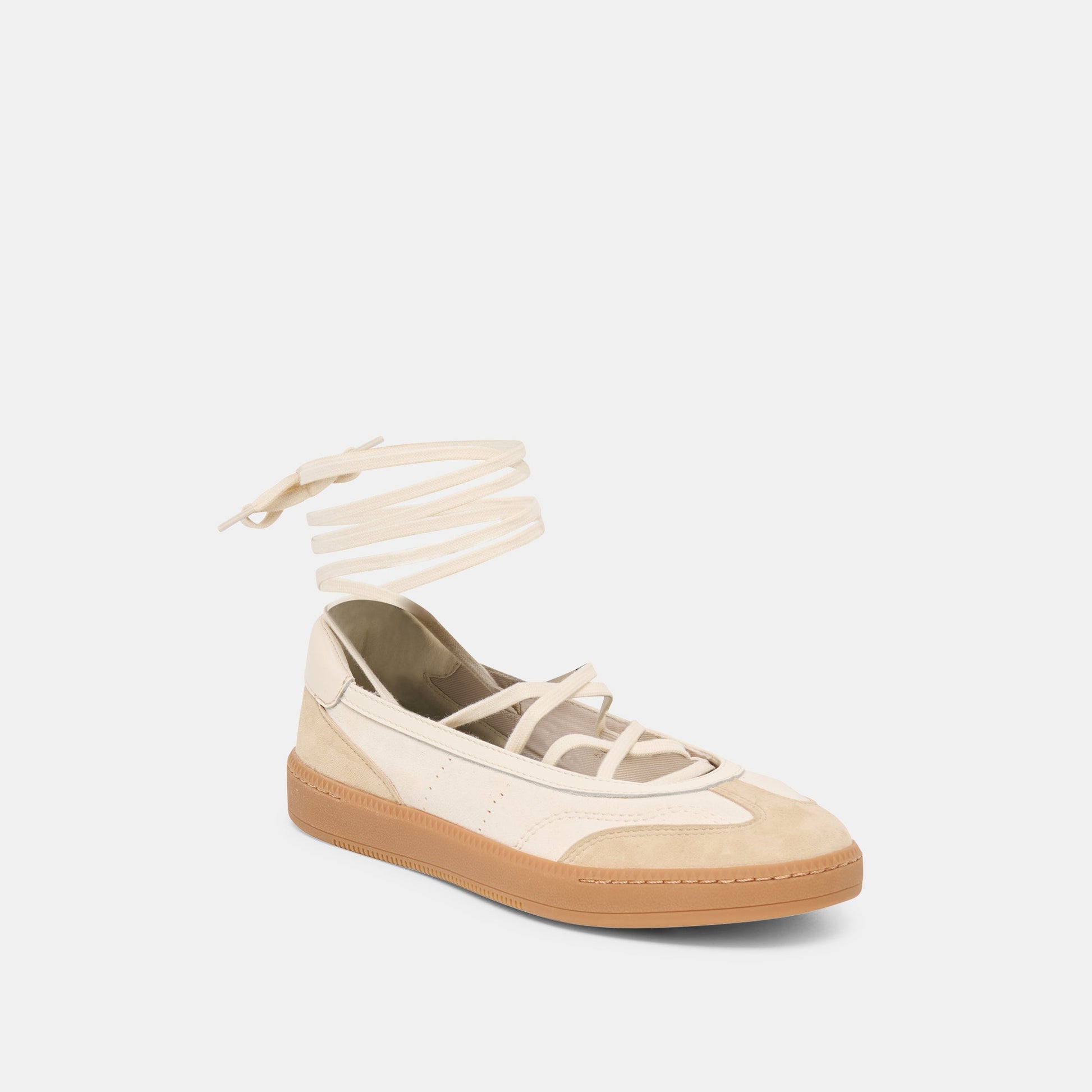 Nyomie Ivory Multi Leather Sneakers