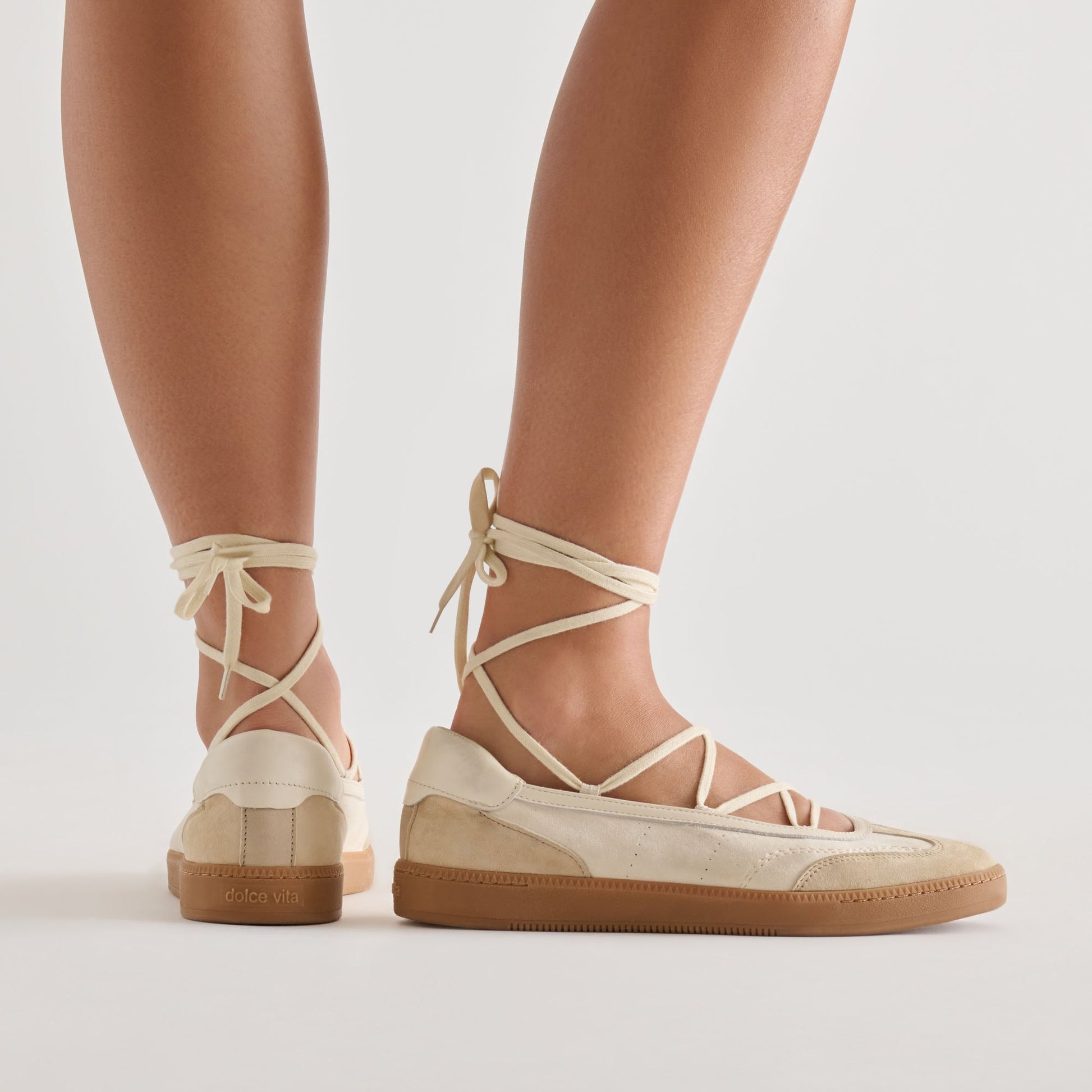 Nyomie Ivory Multi Leather Sneakers