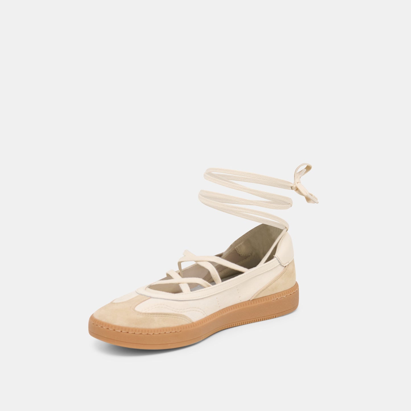 Nyomie Ivory Multi Leather Sneakers