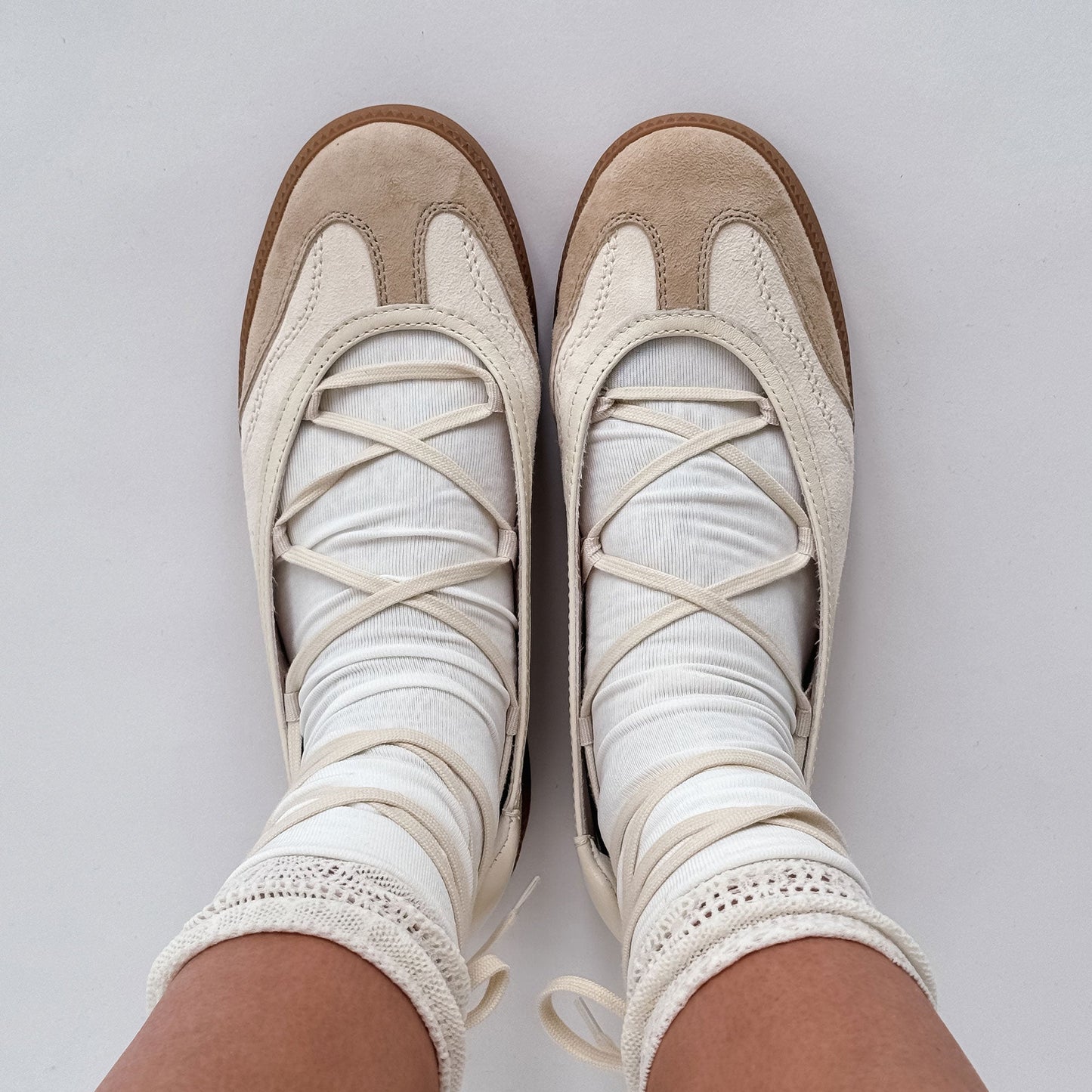 Nyomie Ivory Multi Leather Sneakers