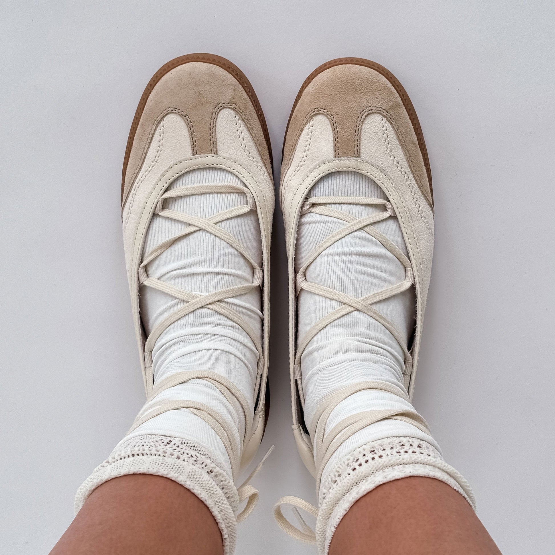 Nyomie Ivory Multi Leather Sneakers