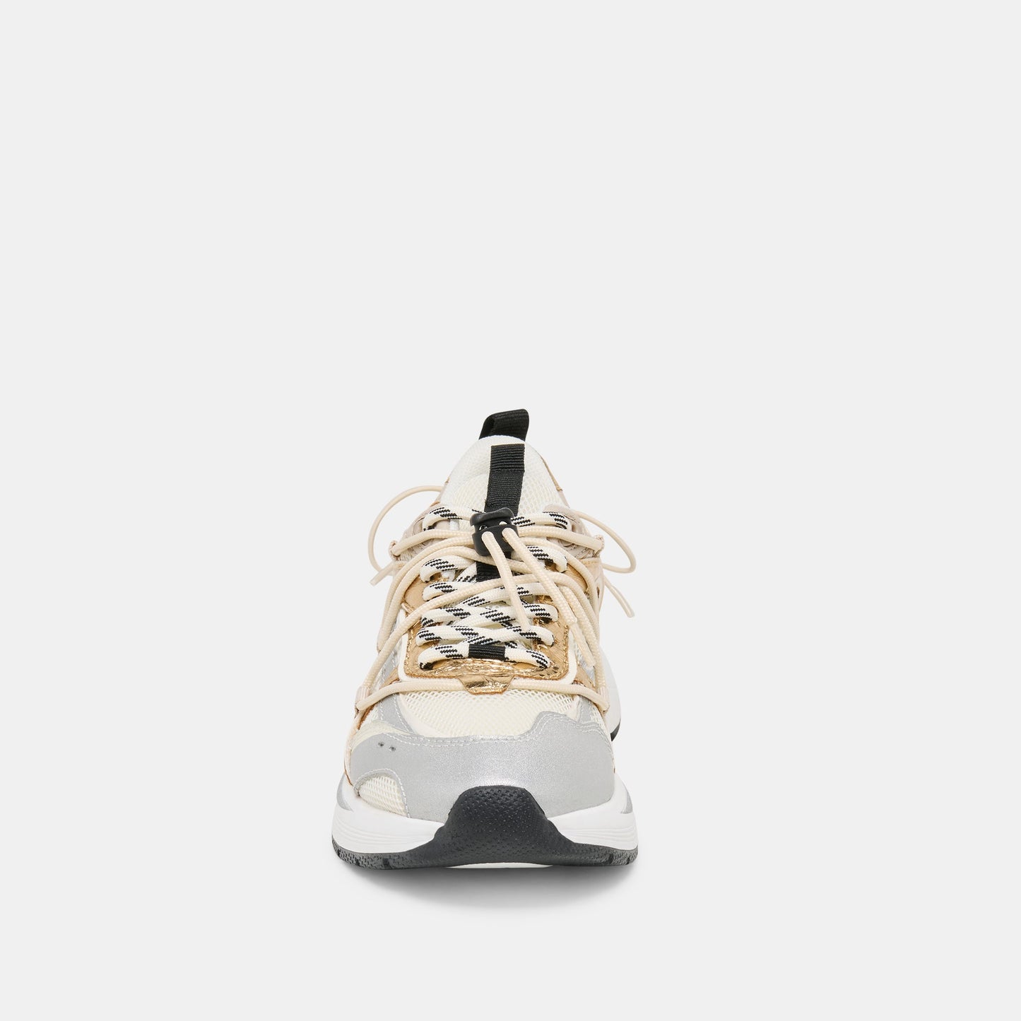 Selmar Silver Gold Leather Sneakers