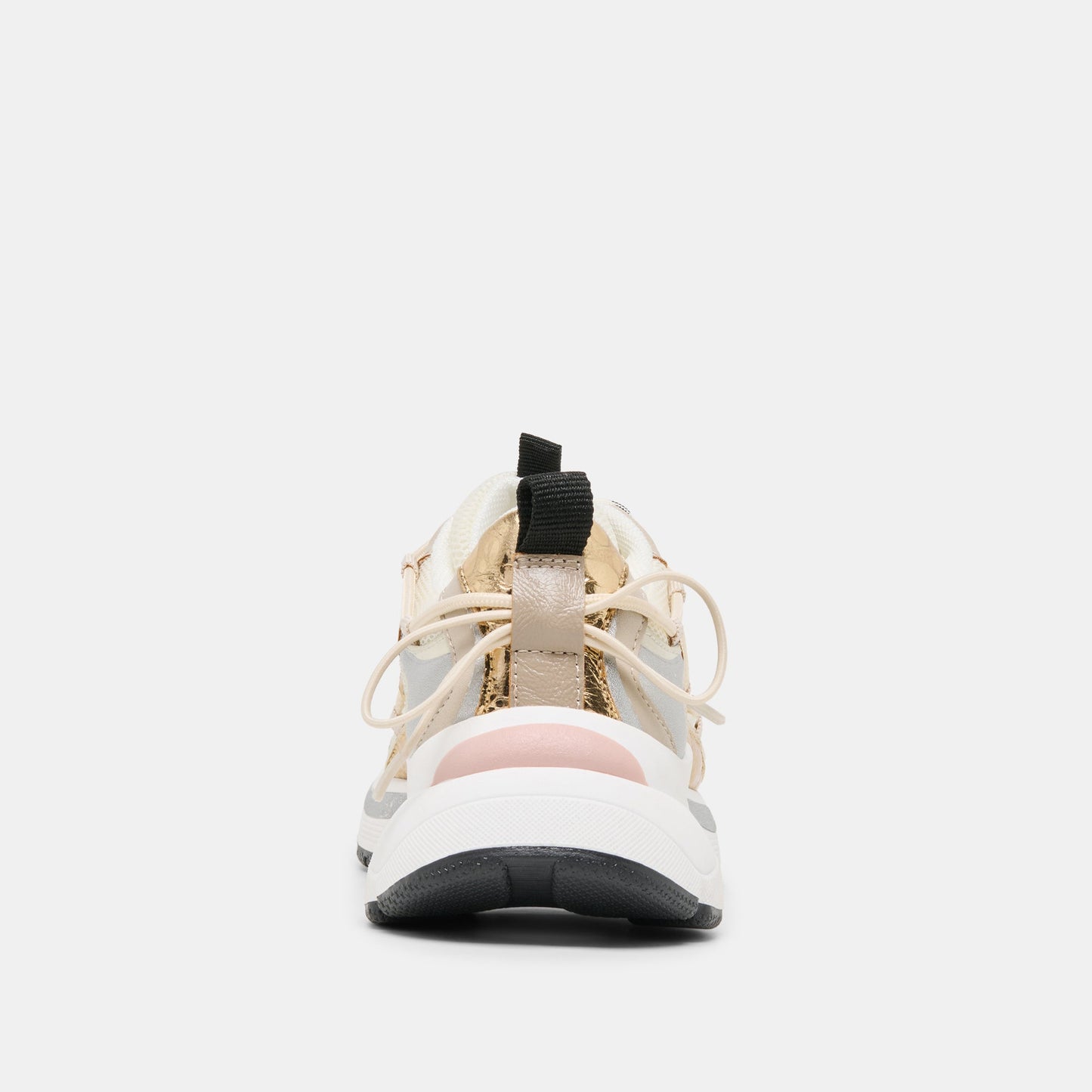 Selmar Silver Gold Leather Sneakers