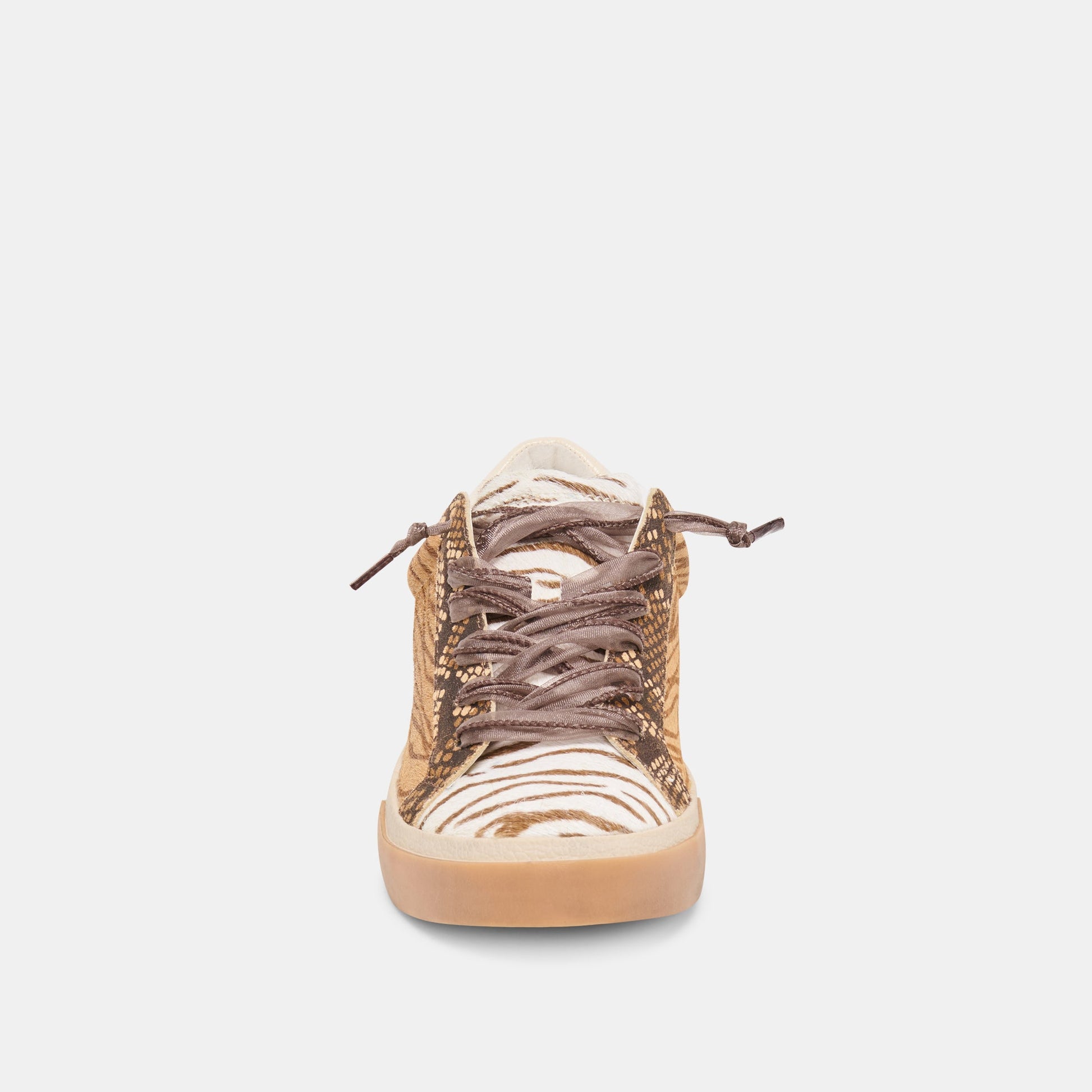 Zina Zebra Multi Calf Hair Sneakers